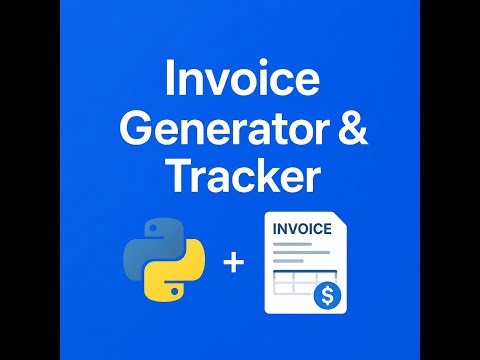 Invoice Generator & Tracker