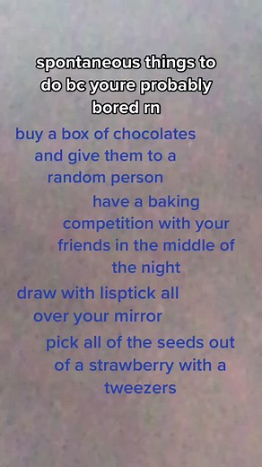 Fun Spontaneous Activities to Try When Bored