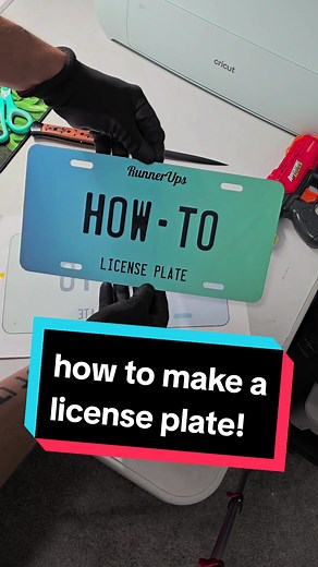 here's how to make a custom license plate!! #DIY #how to #fyp