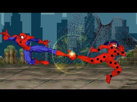 Spider-Man VS Ladybug: Sprite Animation