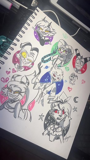 Helluva Boss Characters Drawing Collection