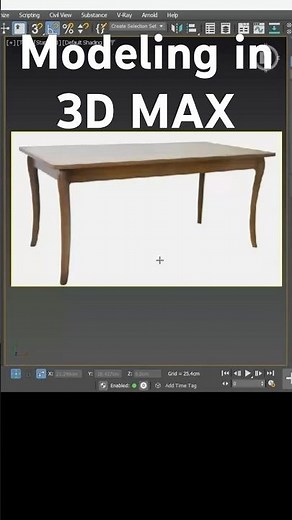 modeling table in 3d max #5