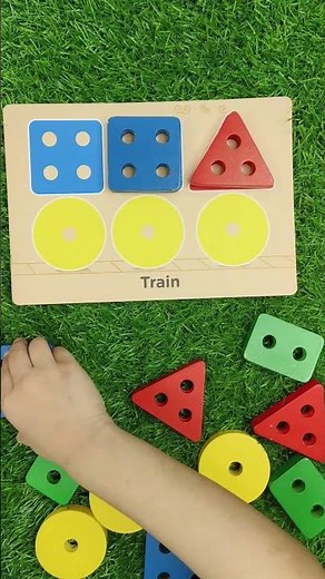 Shapes Train | Shapes & Patterns | Train song #shapes #funlearning #toddlerlearning #shorts