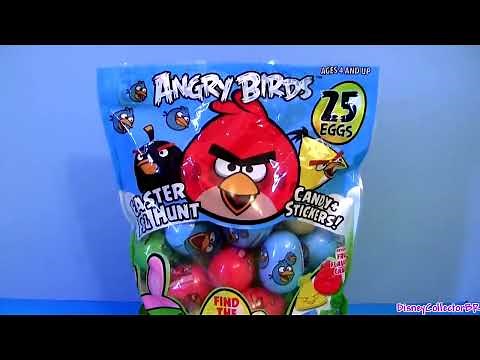25 Angry Birds Surprise Eggs Easter Golden Egg Hunt Holiday Edition Epic Review by Funtoys