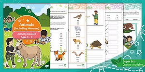 Science: Animals (including Humans) Activity Booklet  Ages 5 - 6