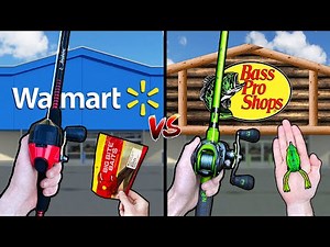 Walmart vs Bass Pro Shops Budget Fishing Challenge