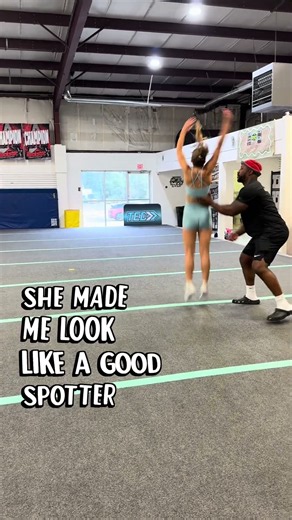 WHEN THE TECH IS RIGHT…THE SPOT IS EASY!!! #tumbling #tumblechef #cheer #Shorts