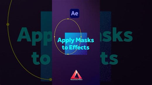 Apply Masks to Effects in After Effects | Tutorial | Ivan P.