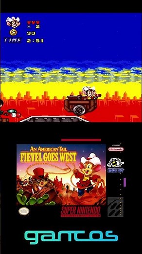 An American Tail: Fievel Goes West - #snes - Short Review/Overview #supernintendo #retrogaming