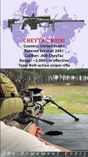 🔥 CHEYTAC M200: EXTREME RANGE MONSTER ⚡ #shorts #subscribe #usa