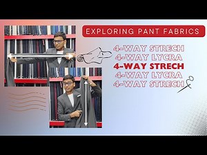 4 way LYCRA/STRETCH formal pants | different types of 4 way formal pant fabrics | COMPLETE GUIDE..!!