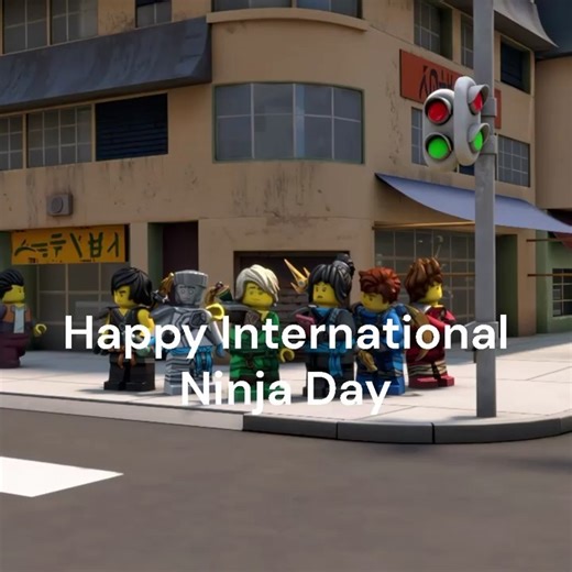 Happy International Ninja Day #ninjago #dragonsrising #ninjagodragonsrising #funny #meme #shorts