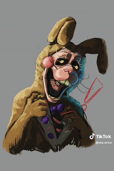 Fanart de Springtrap y Springbonnie en Five Nights at Freddy's