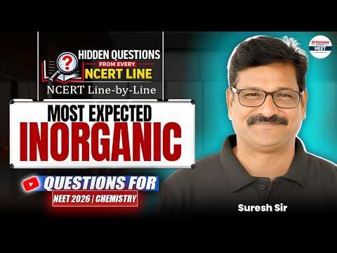 Most Important Inorganic Questions for NEET 2026 | NCERT Core Concepts || #NEET2026