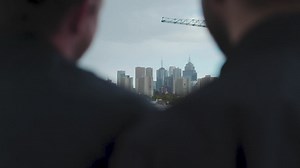 Two men kiss - Free Stock Video