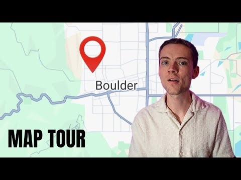 Boulder Colorado MAP TOUR