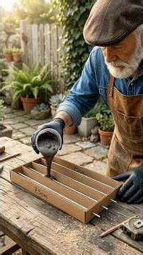 From Cardboard Mold to Luxury Black Geometric Planter – Grandpa DIY