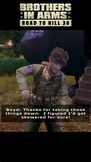 i thought i was a goner #brothersinarms #bia #ww2 #gaming #shorts #murry #short