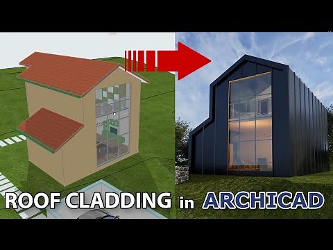 Cladding Roof/Wall in Archicad Tutorial