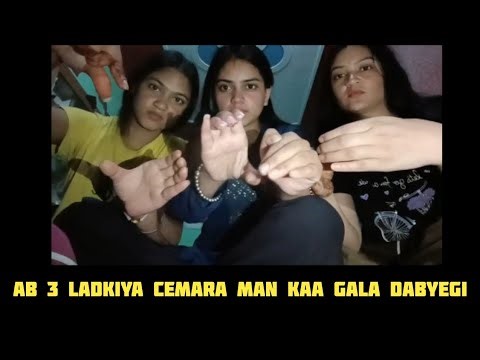 Jasmine khushi muskan strangle challenge