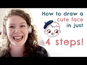 How to Draw a Cute Face in Just 4 Steps
