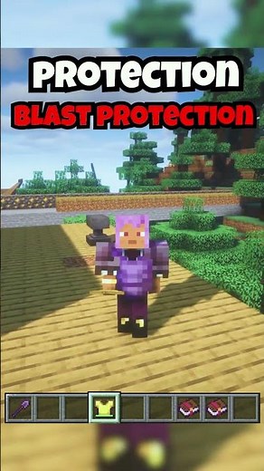 OP Chestplate Enchantments in Minecraft ⚡ #shortstory