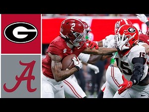 #3 Georgia vs #9 Alabama Highlights | 2025 SEC College Football Championship