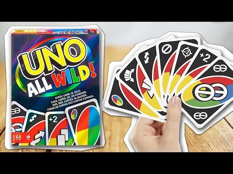 How to play UNO ALL WILD (official rules, instructions and gameplay) | boardgamesTV x Mattel Games