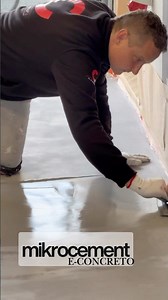 Mikrocement e-concreto na posadzkę, na ścianę, a także na schody i do łazienki | Prostota formy