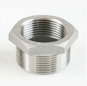 [Hot Item] 1/2" Pipe Fitting BSPT NPT Thread Screw Stainless Steel Bushing