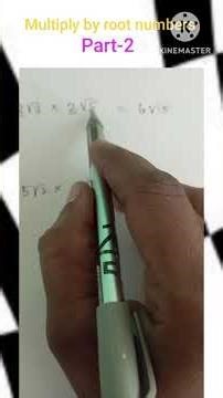 multiply by root numbers Part-2