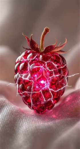 Raspberry ASMR – Exploding | JellyX Crunchy #satisfying #animation