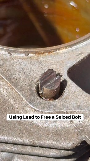 1.2M views · 4.3K reactions | Old School Trick: Using Lead to Free a Seized Bolt路‍♂️ #diy #mechanic #threads #highlights #fblifestyle #Teambelbros | Team Belbros | Facebook