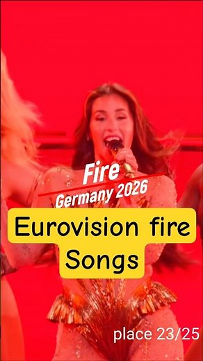 Eurovision FIRE songs pt. 1