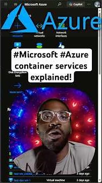 #Microsoft #Azure container services explained!