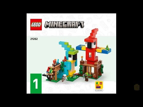 LEGO Minecraft 21282 - Complete The Wolf Stronghold Instructions! (Booklet 01 of 02)