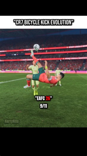 CR7 Bicycle Kick Evolution In FIFA 🔥