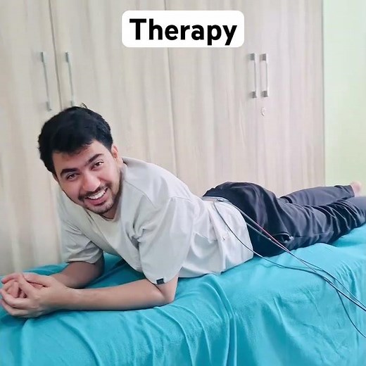 Therapy_TENS machine in back 😖