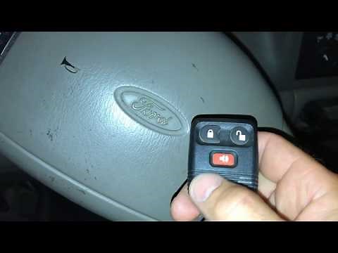 KEY FOB PROGRAMMING ON LATE 90'S TO LATE 2000 MODEL FORDS