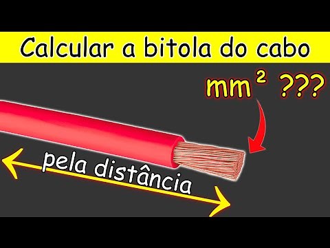 Como CALCULAR a BITOLA do CABO ELÉTRICO pela distância do circuito (Super fácil)!!!