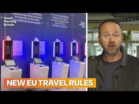 Fears of long airport queues as new EU entry and exit rules come into force