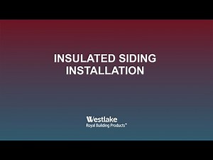 Solid CoRe Insulated Siding Installation