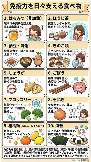 【病気に負けない】免疫力を劇的に上げる最強食材10選！プロが教える「内側から体を守る」食事術