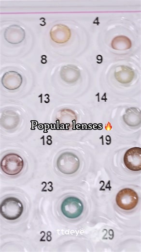 These are the lenses everyone keeps reaching for.👀 Which one’s your pick?💗😍#ttdeye #coloredcontacts #contactlenses #fyp #popular #bestseller