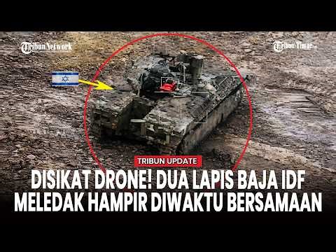 Israeli Merkava and Namer Tanks Killed by Hezbollah, FPV Drones and Missiles Unleashed