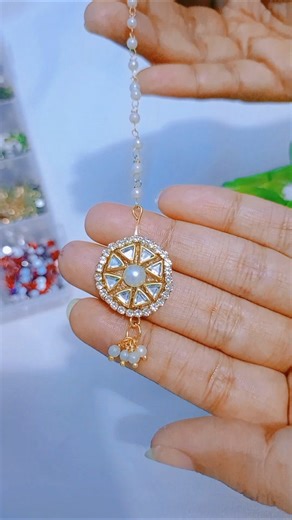 ✨ “সুন্দর টিকলি বানানো শিখুন | Easy DIY Bindi Making!”#shortsviral #diy #jewellery #creativepassion