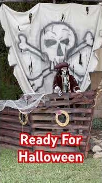 Pirate Display Halloween do it yourself DIY
