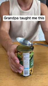 Grandpa's spoon hack This original video was produced by Network Media, LLC and Zore & Tomek | The Upside Down Home