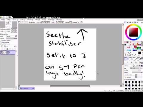 Huion H420 - pen lag on sai quick fix