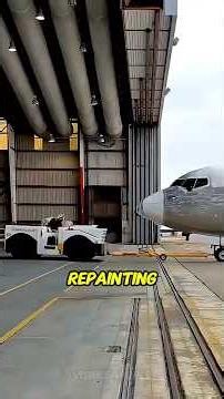 🔥✈️ How much does it cost to paint a passenger plane? #viral #airplane #facts